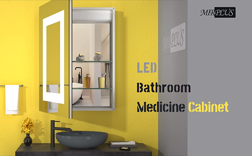 Mirplus led medicine cabinet