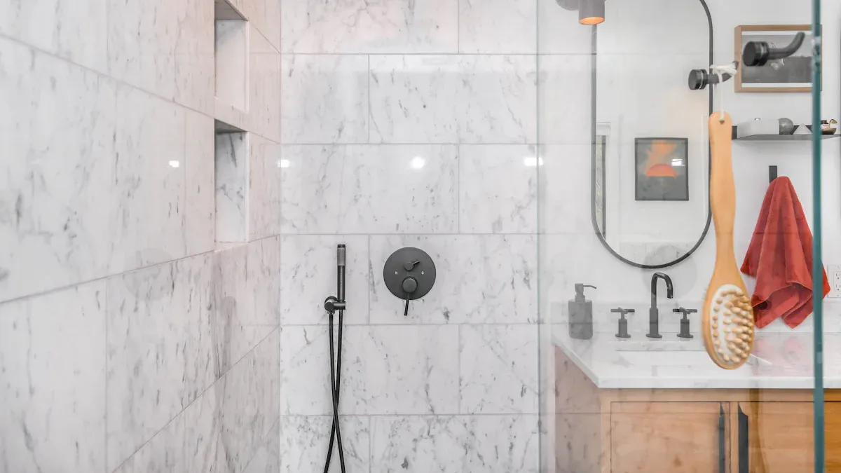  the standard shower size for modern design bathroom area
