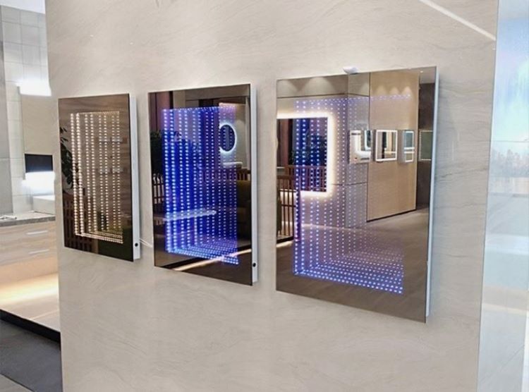Mirplus three set of infinity mirror rectangle