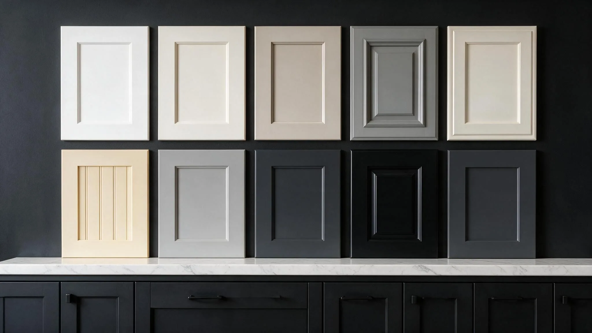 custom door design for the kitchen cabinets